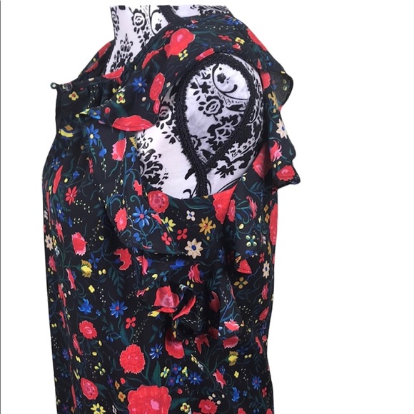 J. CREW Women’s Dress Black Red - Picture 5 of 8